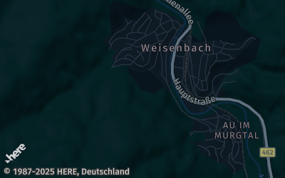 Heizung Map of Weisenbach