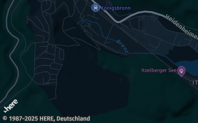 Heizung Map of Königsbronn