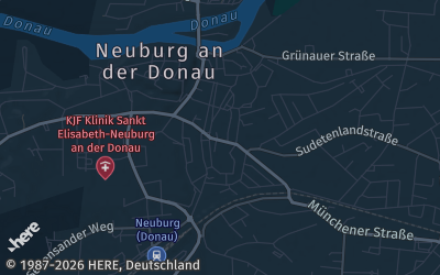 Heizung Map of Neuburg an der Donau