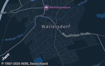 Heizung Map of Wallersdorf
