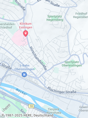 Here Map of Oberesslingen