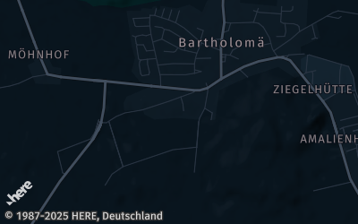 Heizung Map of Bartholomä