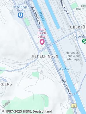 Here Map of Hedelfingen