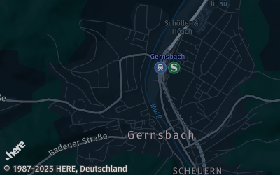 Heizung Map of Gernsbach