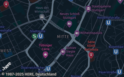 Heizung Map of Stuttgart-Mitte