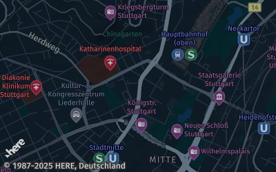 Heizung Map of Stuttgart