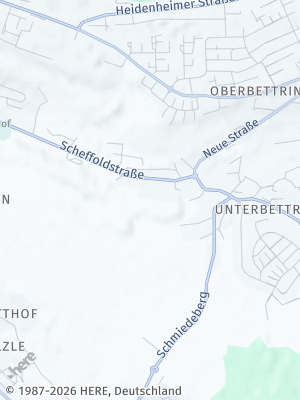 Here Map of Oberbettringen