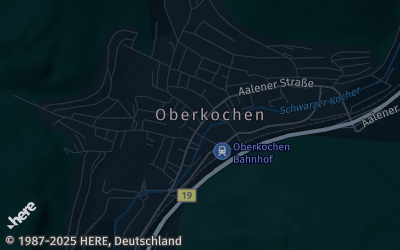 Heizung Map of Oberkochen
