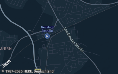 Heizung Map of Neustadt an der Donau
