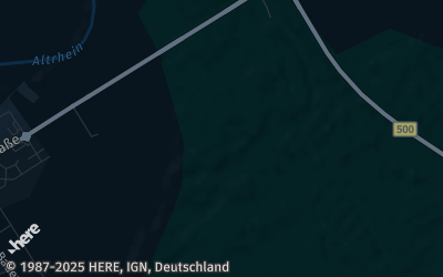 Heizung Map of Iffezheim