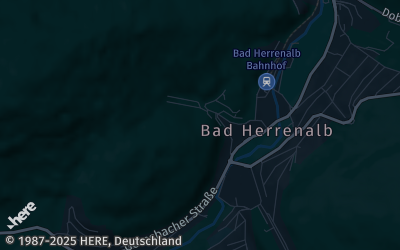 Heizung Map of Bad Herrenalb