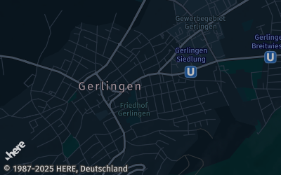 Heizung Map of Gerlingen