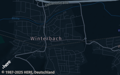 Heizung Map of Winterbach bei Schorndorf