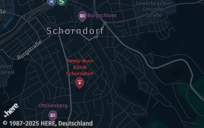 Heizung Map of Schorndorf