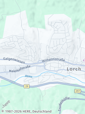 Here Map of Lorch