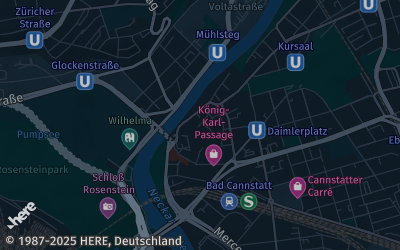 Heizung Map of Bad Cannstatt