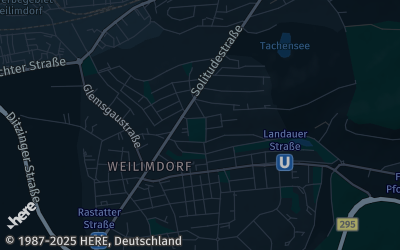 Heizung Map of Korntal-Münchingen