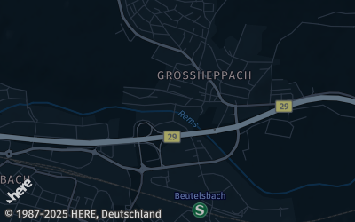 Heizung Map of Weinstadt