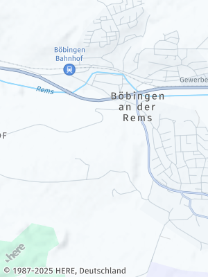 Here Map of Böbingen an der Rems
