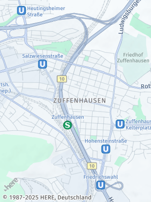 Here Map of Zuffenhausen