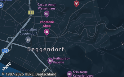 Heizung Map of Deggendorf