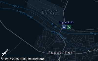 Heizung Map of Kuppenheim