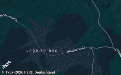 Heizung Map of Engelsbrand