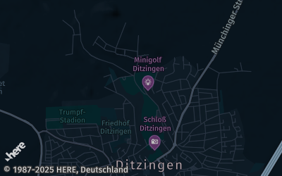 Heizung Map of Ditzingen