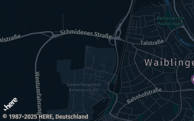 Heizung Map of Waiblingen