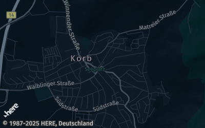 Heizung Map of Korb