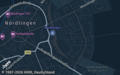 Heizung Map of Nördlingen
