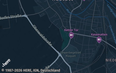 Heizung Map of Rastatt