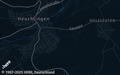 Heizung Map of Heuchlingen