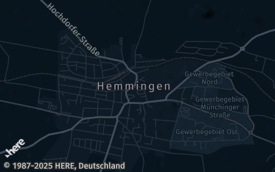 Heizung Map of Hemmingen