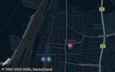Heizung Map of Kornwestheim