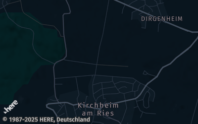 Heizung Map of Kirchheim am Ries