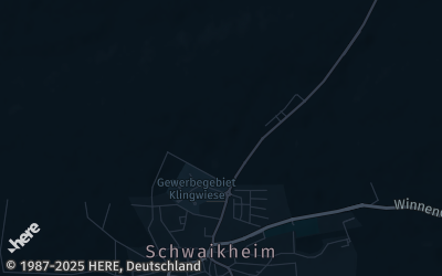 Heizung Map of Schwaikheim