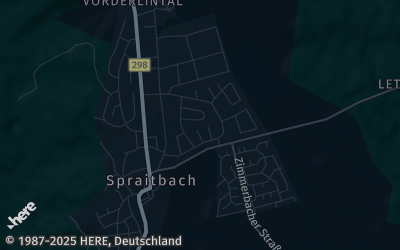 Heizung Map of Spraitbach