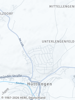 Here Map of Hüttlingen