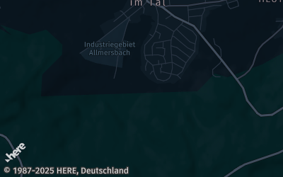 Heizung Map of Allmersbach im Tal