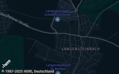 Heizung Map of Karlsbad