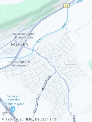 Here Map of Niefern-Öschelbronn