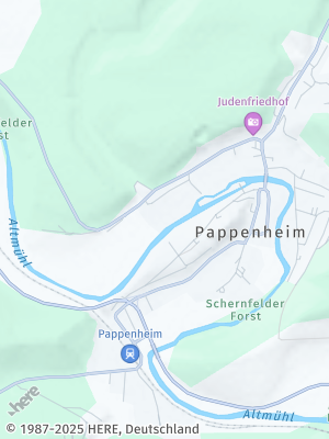 Here Map of Pappenheim