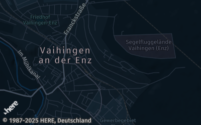 Heizung Map of Vaihingen an der Enz