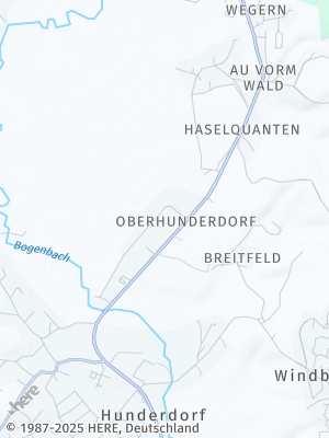 Here Map of Hunderdorf bei Bogen