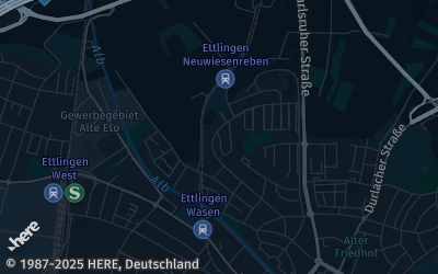 Heizung Map of Ettlingen