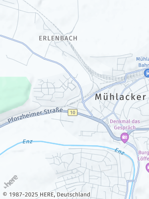 Here Map of Mühlacker
