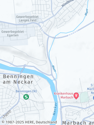 Here Map of Benningen am Neckar
