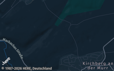 Heizung Map of Kirchberg an der Murr