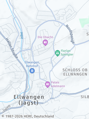 Here Map of Schloß ob Ellwangen